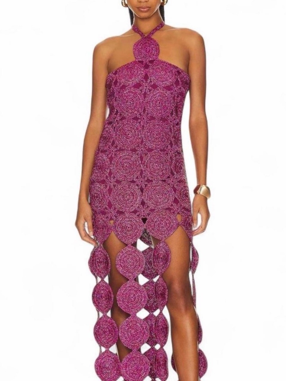 NWT! Simon Miller Fuchsia Beep Beep Maxi Dress